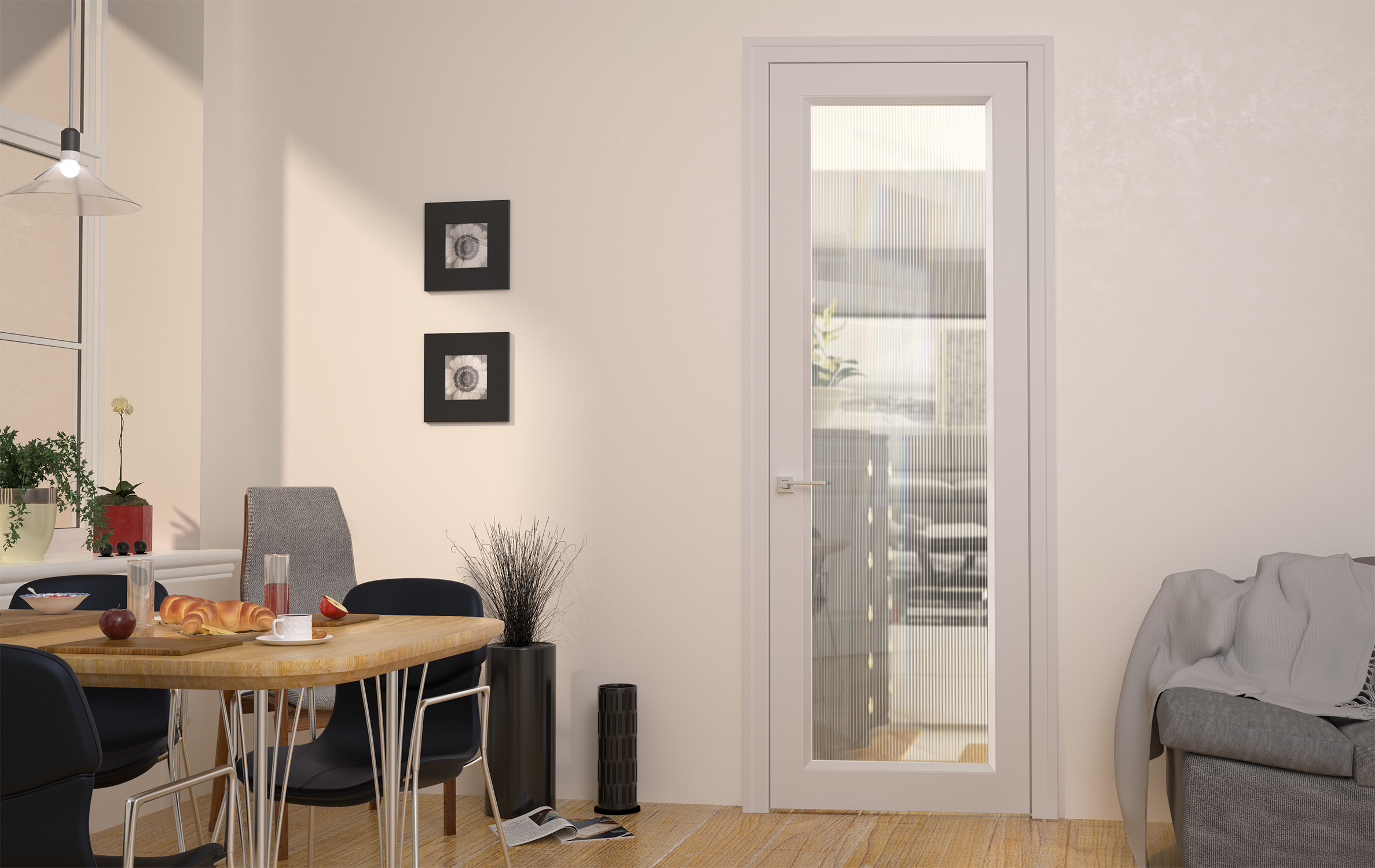 Дверной блок серии New Style модель NS-05 cp фото винтерьере