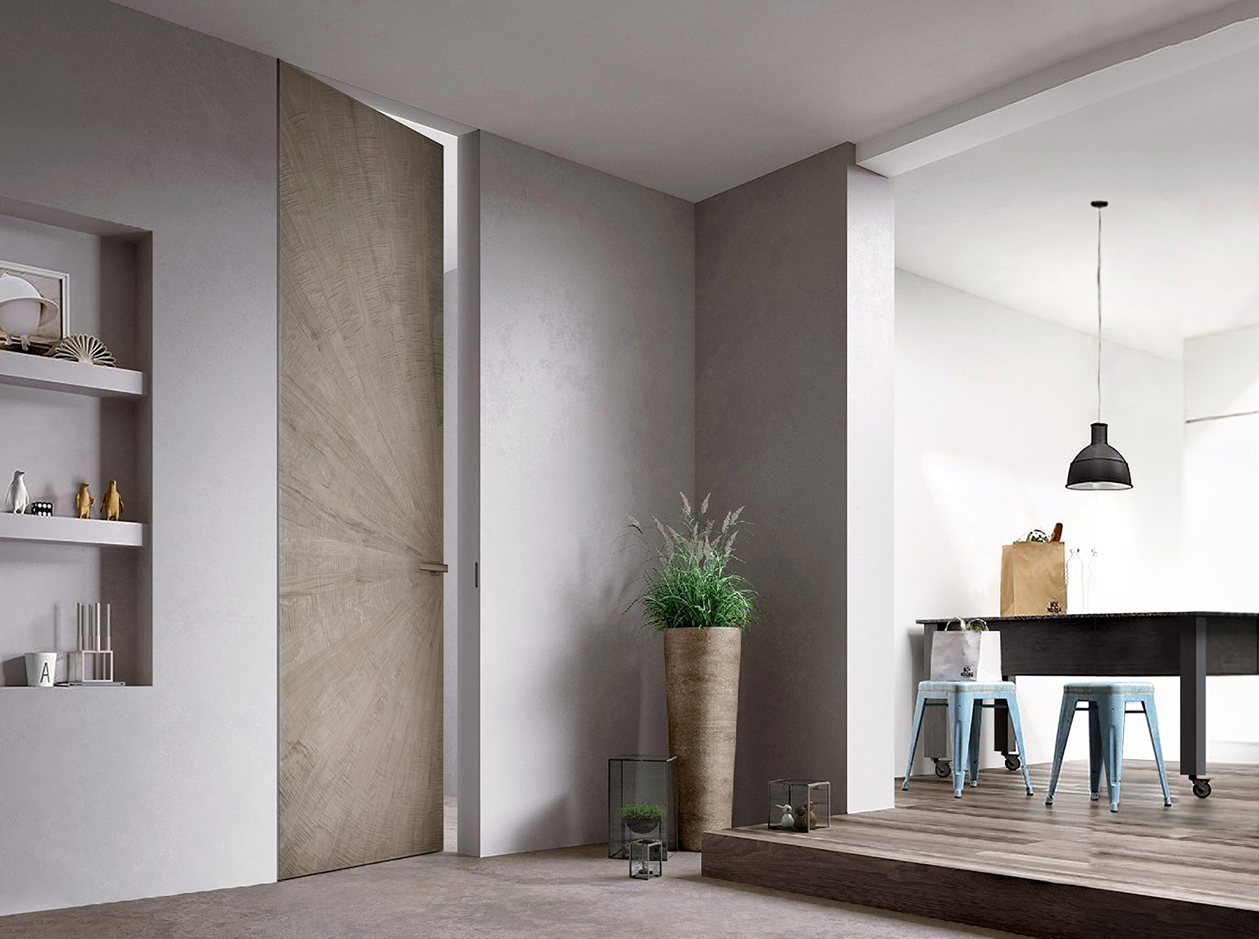 Дверное полотно k35-02 фото в интерьере