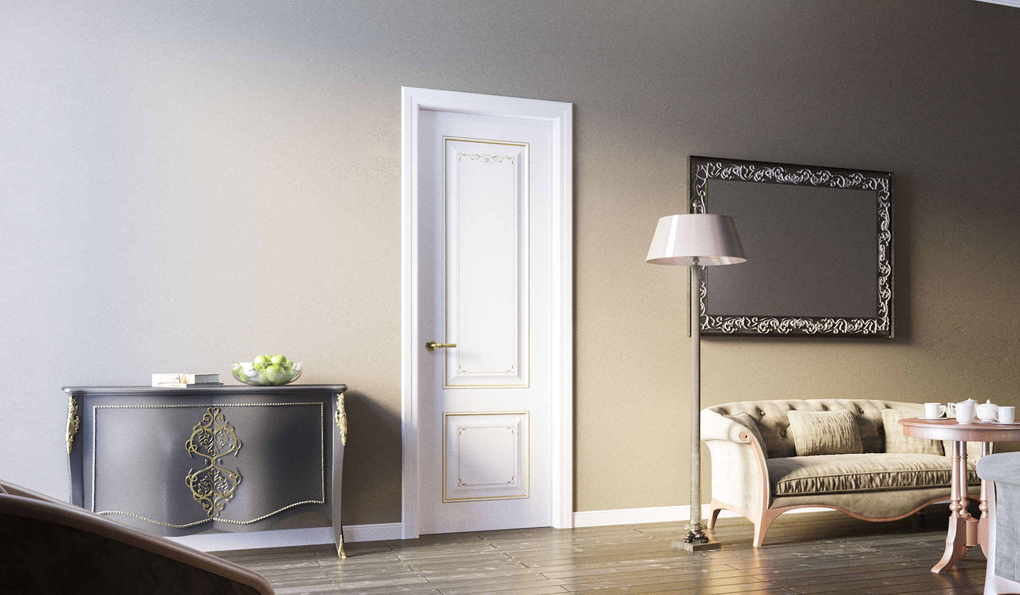 Модель серии Аура Лч13 эмаль фото в интерьере