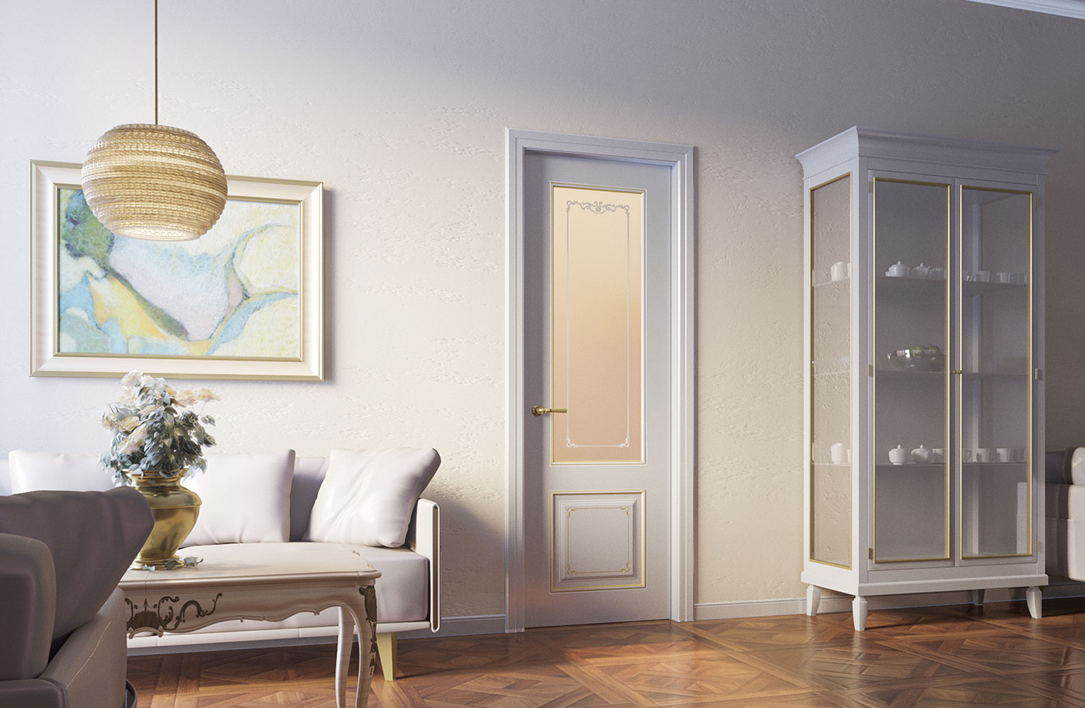 Модель серии Аура Лч13-C эмаль фото в интерьере