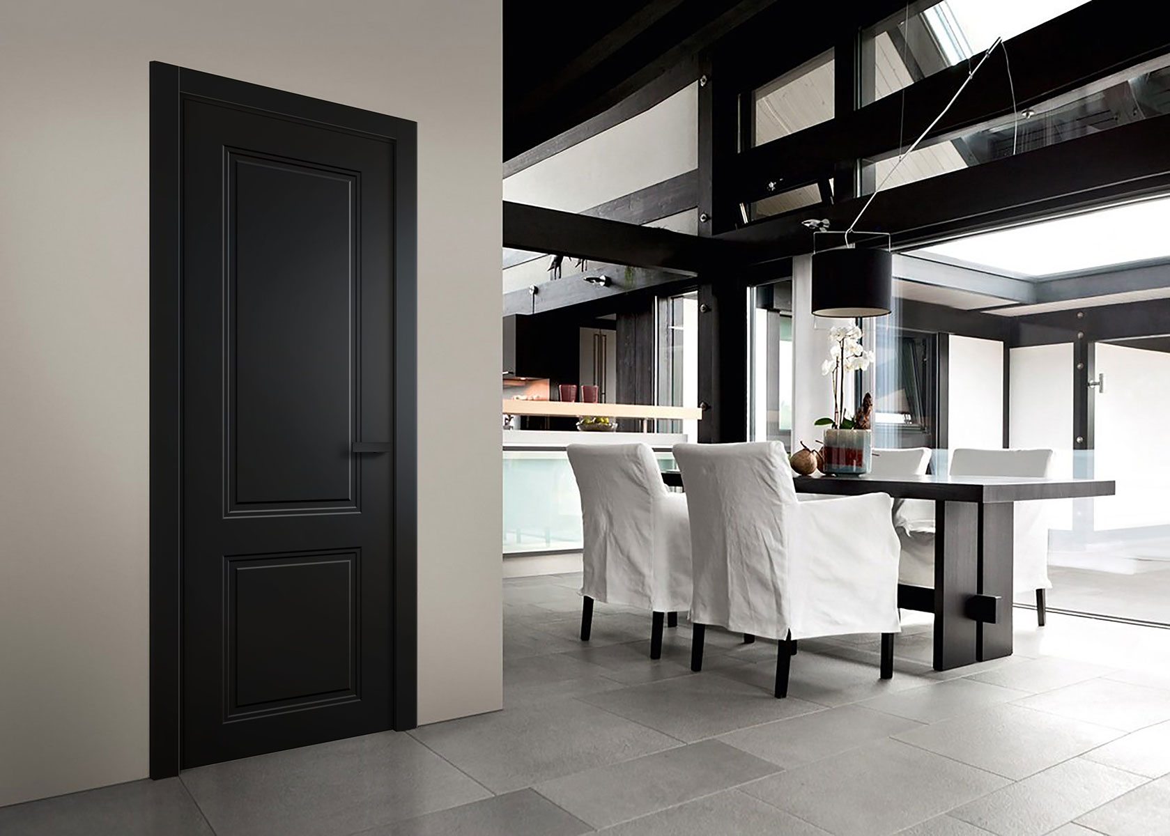 Межкомнатные двери серии комфорт модель Л82 фото в интерьере