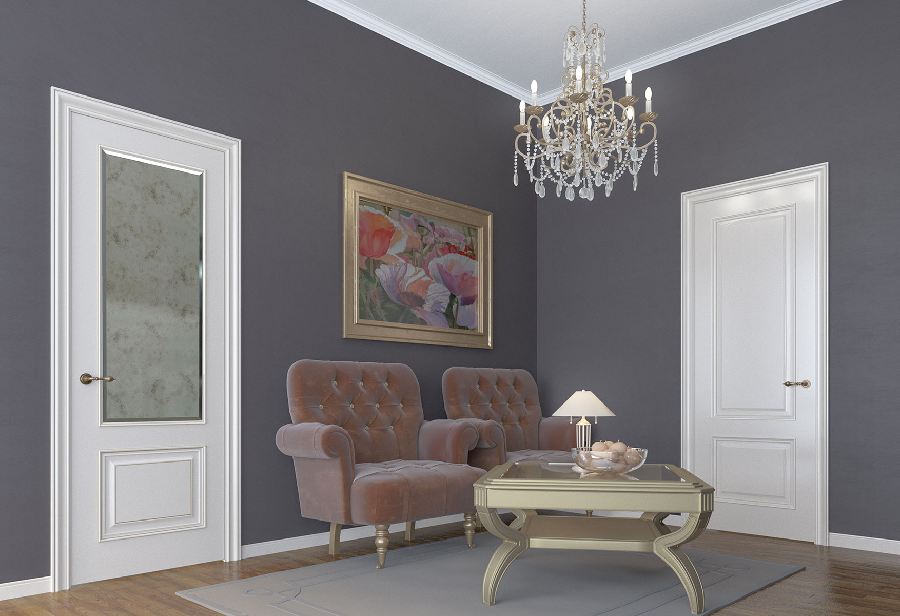 Модель серии Вернисаж Л45-З эмаль фото в интерьере